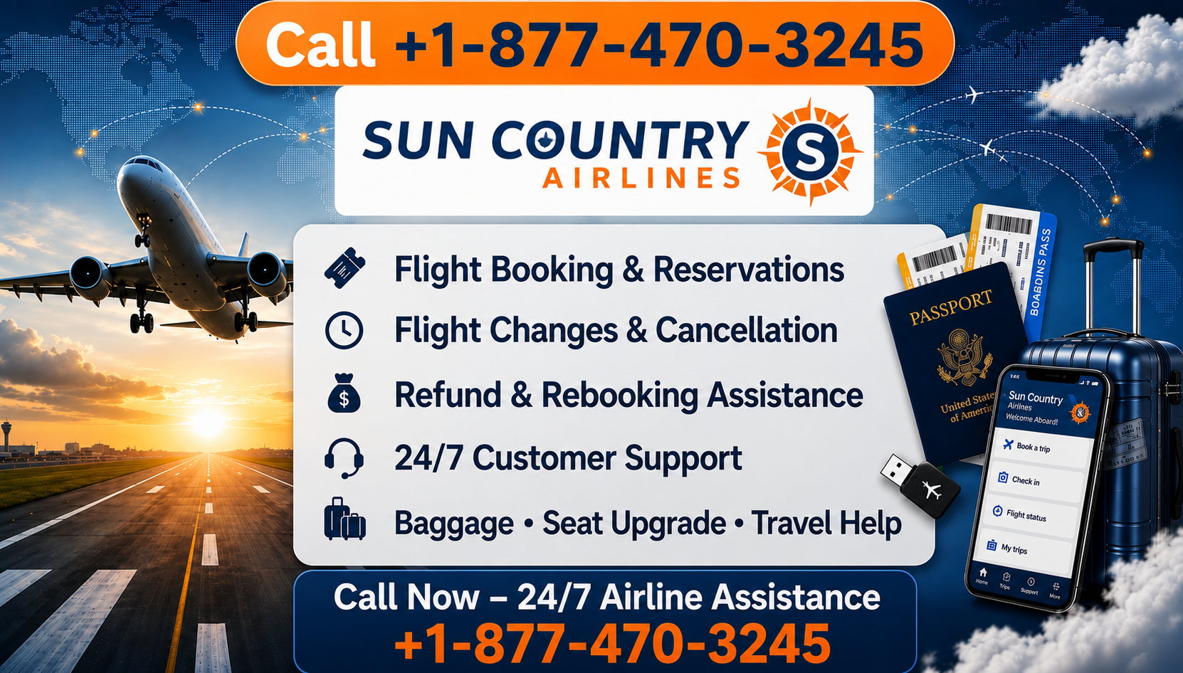 Sun country Airlines Flights Cancellation Today – Latest Updates & Passenger Assistance(+1-{877}↻(470)--3245)|